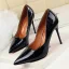 Chic / Belle Bronze Club de carnaval Escarpins 2020 Cuir Verni 9 cm Talons Aiguilles À Bout Pointu Escarpins