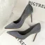 Affordable Orange Casual Pumps 2020 Suede 9 cm Stiletto Heels Pointed Toe Pumps