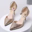 Affordable Black Evening Party Womens Shoes 2020 Sequins 8 cm Stiletto Heels Pointed Toe High Heels