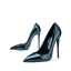 Schlicht Dunkelgrün OL Büro Pumps 2020 Lackleder 12 cm Stilettos Spitzschuh Pumps