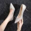 Bling Bling Champagne Wedding Shoes 2020 Rhinestone 8 cm Stiletto Heels Pointed Toe Wedding Pumps