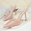 Affordable Beige Casual Womens Sandals 2020 9 cm Stiletto Heels Pointed Toe Sandals