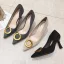 Chic / Belle Noire Désinvolte Escarpins 2020 Daim 7 cm Talons Aiguilles À Bout Pointu Escarpins