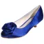 Elegancka Białe Na Wesele Buty Ślubne 2020 Satyna Kwiat 3 cm Niski Obcas Peep Toe Ślub Czółenka