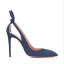 Sexy Black Evening Party Leather Womens Shoes 2020 10 cm Stiletto Heels Pointed Toe Heels