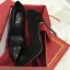 Enkla Burgundy Kontors OL Mocka Pumps 2020 10 cm Stilettklackar Spetsiga Pumps