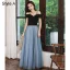 Chic / Belle Noire Noeud Robe De Bal 2021 Princesse Bretelles Spaghetti Manches Courtes Dos Nu Longue Promo Robe De Ceremonie