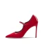 Schöne Schwarz Strassenmode Pumps 2020 Lackleder 10 cm Stilettos Spitzschuh Pumps