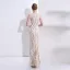 Sexy Champagne Evening Dresses  2018 Trumpet / Mermaid Sequins Scoop Neck Sleeveless Floor-Length / Long Formal Dresses