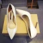 Schöne Beige Freizeit Pumps 2020 Lackleder 8 cm Stilettos Spitzschuh Pumps