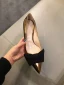 Chic / Beautiful Gold Casual Flat Pumps 2020 Bow Patent Leather 5 cm Stiletto Heels Pointed Toe Pumps