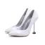 Eenvoudige Ivoor Kantoor OL Pumps 2020 9 cm Naaldhakken / Stiletto Spitse Neus Pumps