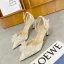 Élégant Beige Soirée Faux Diamant Noeud Sandales Femme 2021 Bride Cheville 7 cm Talons Aiguilles À Bout Pointu Talons Hauts