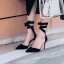 Chic / Beautiful Beige Cocktail Party Womens Shoes 2020 Ankle Strap 8 cm Stiletto Heels Pointed Toe Heels