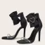 Sexy Lavande Promo Sandales Femme 2021 Faux Diamant Noeud Bride Cheville 11 cm Talons Aiguilles Peep Toes / Bout Ouvert Sandales Talons Hauts