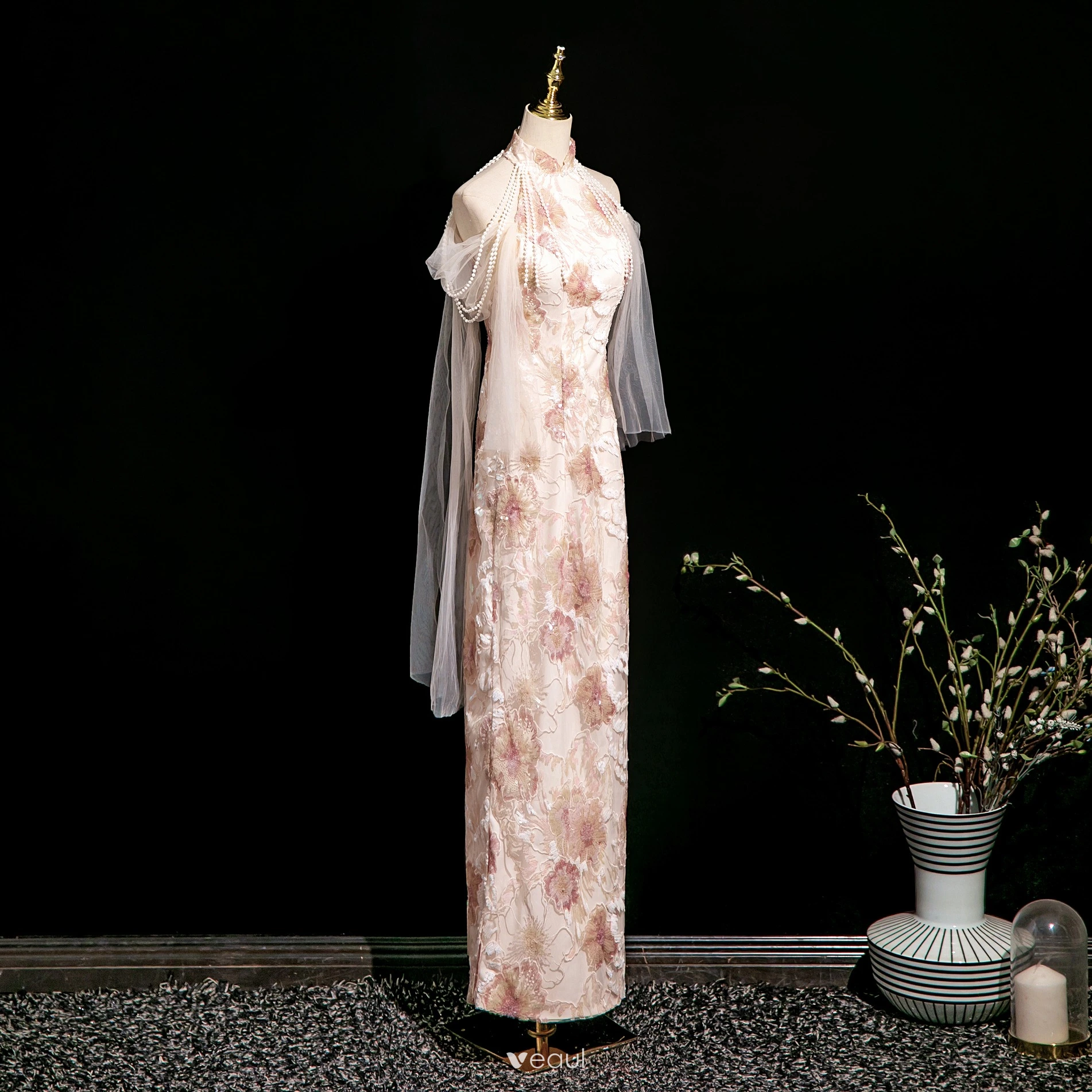 Champagne Pearl Special Occasions Dress