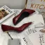 Classy Burgundy Evening Party Leather Pumps 2020 Snakeskin Print 7 cm Stiletto Heels Pointed Toe Pumps