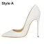 Eenvoudige Zwarte Kantoor OL Pumps 2020 Lakleer 12 cm Naaldhakken / Stiletto Spitse Neus Pumps
