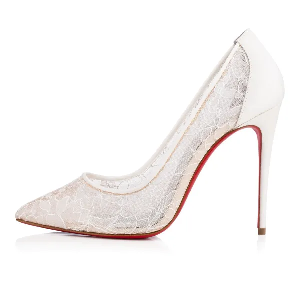 Sexy Schwarz Spitze Abend Pumps 2020 12 cm Stilettos Spitzschuh Pumps