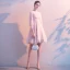 Fashion Blushing Pink Homecoming Tassel Graduation Dresses 2020 A-Line / Princess Scoop Neck Bow 3/4 Sleeve Short Formal Dresses