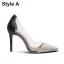 Charming Silver Evening Party Sequins Pumps 2020 10 cm Stiletto Heels Pointed Toe Pumps