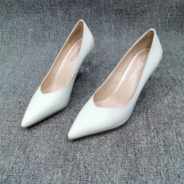 Classy Candy Pink Evening Party Pumps 2020 Leather 7 cm Stiletto Heels Pointed Toe Pumps