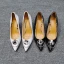 Schöne Weiß Strassenmode Leder Pumps Stilettos 5 cm 2020 Spitzschuh Pumps
