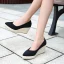 Modest / Simple Black Casual Braid Womens Shoes 2020 10 cm Wedges Pointed Toe