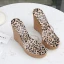 Transparent Aprikos / Beige Stranden Sandaler Dam 2020 11 cm Kilklackar Peep Toe Sandaler