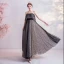 Chic / Beautiful Black Homecoming Spotted Graduation Dresses 2020 A-Line / Princess Strapless Sleeveless Backless Floor-Length / Long Formal Dresses