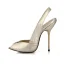 Chic / Beautiful Black Street Wear Slingbacks Womens Sandals 2020 Snakeskin Print 11 cm Stiletto Heels Open / Peep Toe Sandals