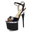 Charmant Rot Karneval Club Sandalen Damen 2020 Plateau Lackleder Knöchelriemen 17 cm Stilettos Peeptoes Sandaletten