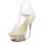 Charming Red Prom Womens Sandals 2020 Ankle Strap 14 cm Stiletto Heels Open / Peep Toe Sandals