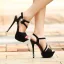 Chic / Beautiful Royal Blue Cocktail Party Womens Sandals 2020 Rhinestone Bow Ankle Strap 14 cm Stiletto Heels Open / Peep Toe Sandals
