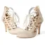 Roman Street Wear Black Pierced Womens Sandals 2020 Suede X-Strap 11 cm Stiletto Heels Pointed Toe Sandals