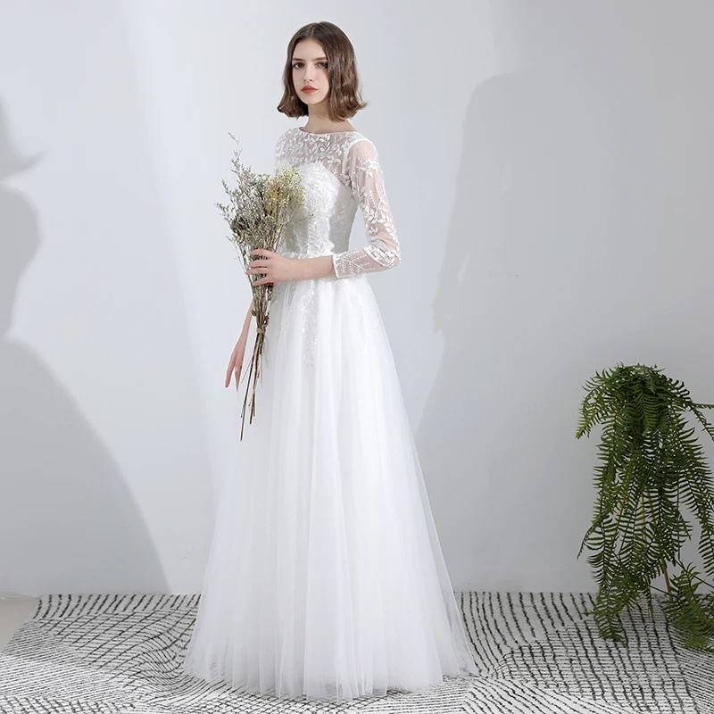 chinese dress ladies MOD1820 Modest Wedding Dress by Mon Cheri – Bridal Closet