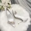 Elegant Ivory Beading Pearl Rhinestone Wedding Shoes 2022 9 cm Stiletto Heels Pointed Toe Wedding Pumps High Heels