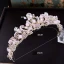 Fine Sukkertøyrosa Tiara Tilbehør Brudesmykker 2017 Rhinestone Metall