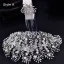 Amazing / Unique Silver Rhinestone Flower Alloy Bridal Hair Accessories 2022 Wedding Accessories Headpieces Hair Hoop