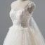 Romantic A-Line / Princess Champagne Tulle Wedding Dresses 2017 Appliques Lace Flower Backless Court Train Sleeveless