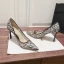 Fashion Black Street Wear Pumps 2022 8 cm Stiletto Heels Pointed Toe Pumps High Heels