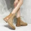 Chic / Beautiful Black Street Wear Winter Womens Boots 2022 Waterproof Round Toe Flat Womens Boots