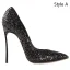 Glitter Witte Pailletten Bruidsschoenen 2019 12 cm Naaldhakken / Stiletto Spitse Neus Huwelijk Pumps