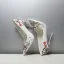 Fashion White Street Wear Pumps 2020 Doodle Cartoon 12 cm Stiletto Heels Pointed Toe Pumps