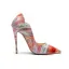 Mote Multi-Farger Fest Pumps 2020 Patent Lær 12 cm Stiletthæler Spisse Pumps