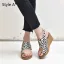 Schöne Schwarz Freizeit Sandalen Damen 2020 6 cm Keilabsatz Peeptoes Sandaletten