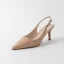 Schlicht Königliches Blau Büro OL Slingpumps Sandalen Damen 2020 Wildleder 10 cm Stilettos Spitzschuh Sandaletten