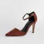 Mode Bruin Kantoor OL Zomer Suede Sandalen Dames 2020 10 cm Naaldhakken / Stiletto Spitse Neus Sandalen
