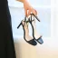 Modest / Simple White Street Wear Summer Womens Sandals 2020 Ankle Strap 10 cm Stiletto Heels Open / Peep Toe Sandals