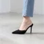 Chic / Beautiful Tan Summer Street Wear Womens Sandals 2020 Suede 10 cm Stiletto Heels Pointed Toe Sandals